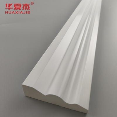 Weißes PVC-Stiftbrett 70x20mm PVC-Formen leicht zu reinigen Basisbrett kolonialer Gehäuse Innendekoration