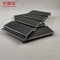 Schwarzes glattes Oberflächen-PVC Slatwall täfelt 300mm x 17mm