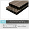 Aufbereitete WPC-Decking-Bodenbelag-Holz-Plastikzusammengesetzte Decking-Bretter im Freien