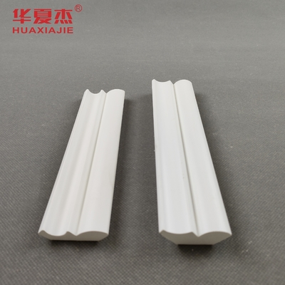 Weißes Vinyl 12FT / 25/64 X 1-39/64 Bettkrone PVC-Formen für Gebäudedekoration
