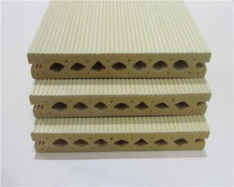 Ein guter Preis. Anti-UV-zusammengesetzter Decking WPC logierent Anti-Insekt mit Hollw-Abschnitt-Brett Online