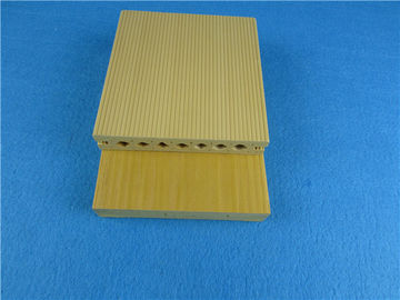 Ein guter Preis. Mouldproof färben zusammengesetzten Decking WPC/freundlichen zusammengesetzten hölzernen Decking Eco gelb Online