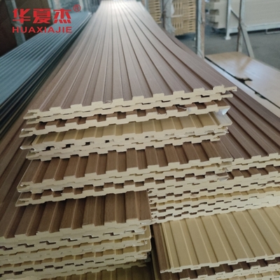 Ein guter Preis. Holzfarbe WPC Wandplatten Innenausstattung Wandplatten Wohngebäude Online