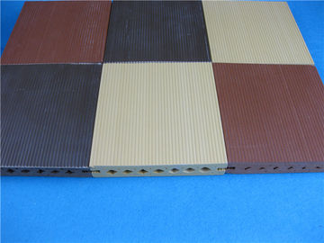 Ein guter Preis. Decking-Plastikfliesen Schaum ASA hölzerne zusammengesetzte für Hinterhof/Garten Online
