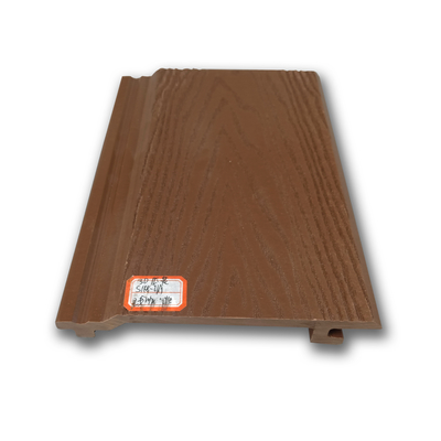 Ein guter Preis. Außenwandverkleidungsplatten wpc Wandplatte für UV-beständige Außenplatten 148 mm x 21 mm Teak Kaffeebraun Farbe Online