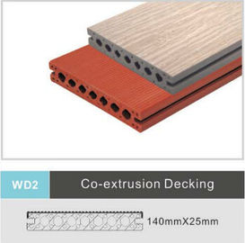 Ein guter Preis. Klimazusammensetzung WPC Decking, hölzerne Planke, die 140mm x 25mm ausbreitet Online