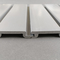 US Standardpvc Slatwall täfelt 12inch Breite veranschlagtes Grey White For Interior Fire
