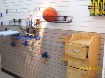 Weiße, langlebige Schieferwandplatten, PVC-Garageplatten, Innendekoration