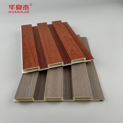 Großhandel Fabrikpreis Holzkörner Fluted Wandplatte Wpc Home Innenraumdekoration