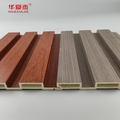 Großhandel Fabrikpreis Holzkörner Fluted Wandplatte Wpc Home Innenraumdekoration