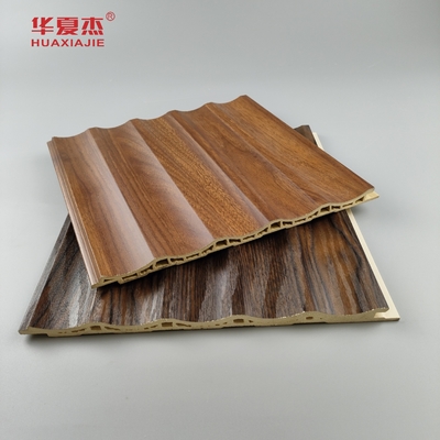 Großhandel Fabrikpreis Holzkorn Fluted Wpc Wandplatte Wohnzimmer Innenraum Dekoration