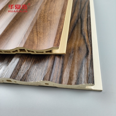 Großhandel Fabrikpreis Holzkorn Fluted Wpc Wandplatte Wohnzimmer Innenraum Dekoration