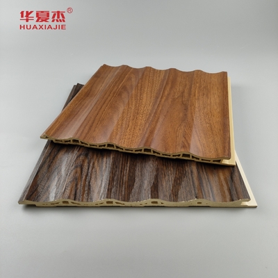 Großhandel Fabrikpreis Holzkorn Fluted Wpc Wandplatte Wohnzimmer Innenraum Dekoration