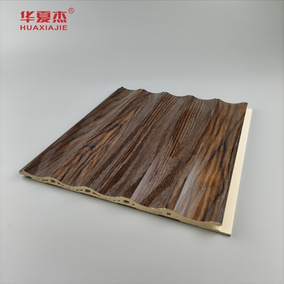 Großhandel Fabrikpreis Holzkorn Fluted Wpc Wandplatte Wohnzimmer Innenraum Dekoration
