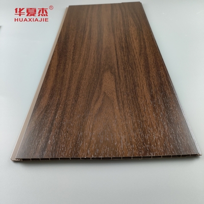 Hölzerne lamellierte dekorative Deckenverkleidungen, recyclebare PVC-Wandverkleidung 250*8mm