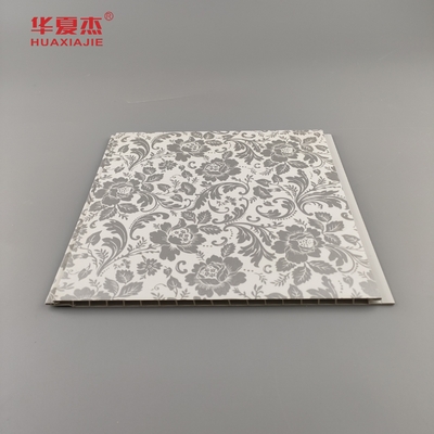 Warmverkauf Floral Design PVC Wandplatte Country Style Frosted Textur Laminate PVC-Platte Für Wanddekoration