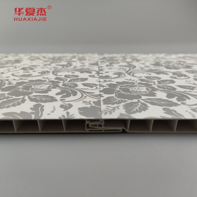 Warmverkauf Floral Design PVC Wandplatte Country Style Frosted Textur Laminate PVC-Platte Für Wanddekoration