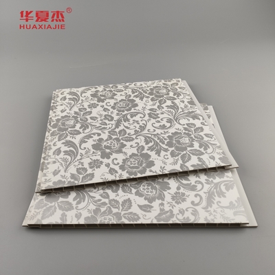 Warmverkauf Floral Design PVC Wandplatte Country Style Frosted Textur Laminate PVC-Platte Für Wanddekoration