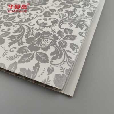 Warmverkauf Floral Design PVC Wandplatte Country Style Frosted Textur Laminate PVC-Platte Für Wanddekoration
