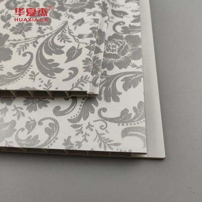 Warmverkauf Floral Design PVC Wandplatte Country Style Frosted Textur Laminate PVC-Platte Für Wanddekoration