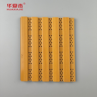Neues Design Fluted Wpc Wandplatte Perforate Wpc-Platte für Wanddekoration
