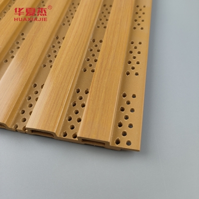 Neues Design Fluted Wpc Wandplatte Perforate Wpc-Platte für Wanddekoration