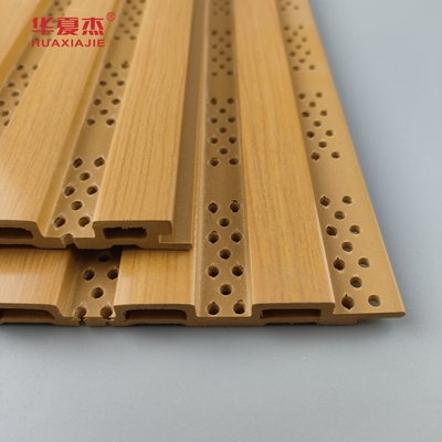 Neues Design Fluted Wpc Wandplatte Perforate Wpc-Platte für Wanddekoration