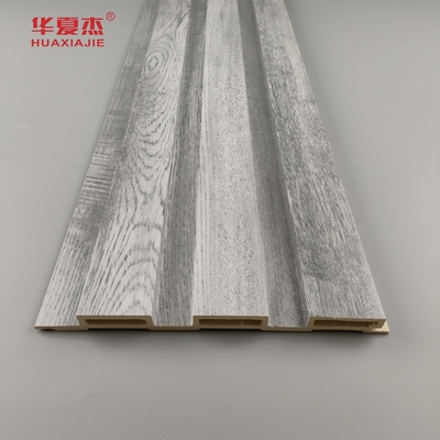 Großhandel Grauholz Design Fluted Wpc-Panel Wanddekorationen für Zuhause Luxus Wpc-Wandpanel