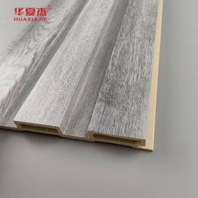 Großhandel Grauholz Design Fluted Wpc-Panel Wanddekorationen für Zuhause Luxus Wpc-Wandpanel
