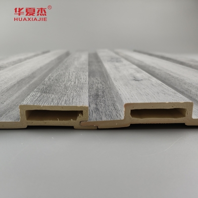 Großhandel Grauholz Design Fluted Wpc-Panel Wanddekorationen für Zuhause Luxus Wpc-Wandpanel