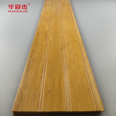 Naturholz Wpc Wainscoting-Panels Wasserdicht Wpc Wandplatte Wainscot für Badezimmerdekoration