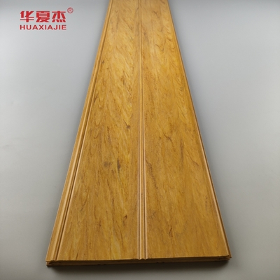 Naturholz Wpc Wainscoting-Panels Wasserdicht Wpc Wandplatte Wainscot für Badezimmerdekoration