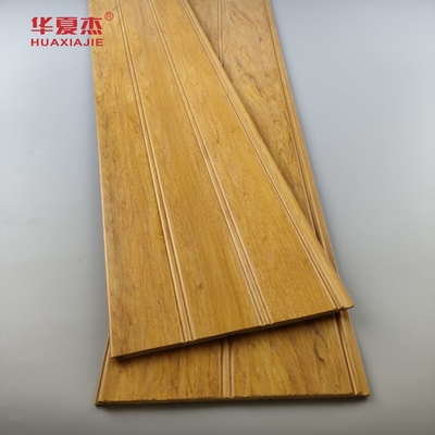 Naturholz Wpc Wainscoting-Panels Wasserdicht Wpc Wandplatte Wainscot für Badezimmerdekoration
