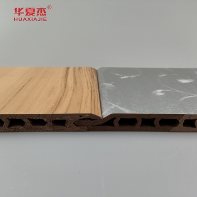 2024 Neues Design Sliver Luxusmuster / Natur Holzkorn Wpc-Platten Für Wanddekoration