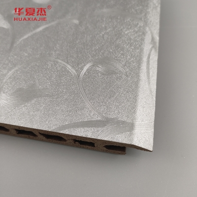 2024 Neues Design Sliver Luxusmuster / Natur Holzkorn Wpc-Platten Für Wanddekoration