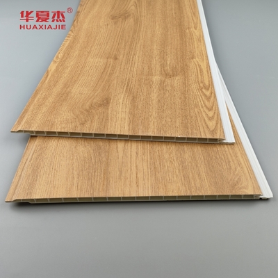 Großhandel mit Holzkorn-PVC-Wandplatten-PVC-Deckenplatten für Wohnkultur