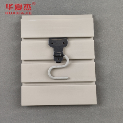 Glattes Garagen-Wand-Fach/Garage PVC Slatwall mit zellulärem PVC für Fabrik