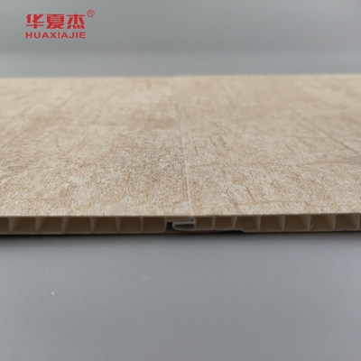 Fabrikpreis Warmstempel pvc Wandplatte wpc pvc Deckenplatte Bambusmuster für Innenarchitektur