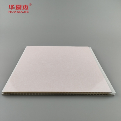 Neues geometrisches Muster von PVC-Wandplatten Perlenfarbene Schichtplattenschichtplatten aus PVC für Wanddekoration
