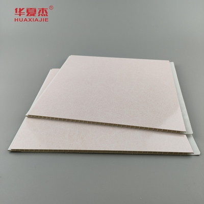 Neues geometrisches Muster von PVC-Wandplatten Perlenfarbene Schichtplattenschichtplatten aus PVC für Wanddekoration