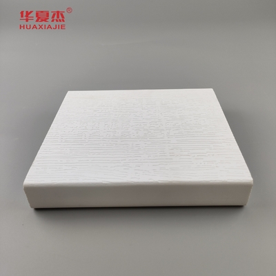 Warm verkaufte Veredelungsplatte Weiß Vinyl 5/4IN*6IN*12FT PVC Holzmuster Formenplatte