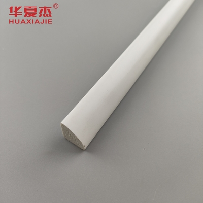 Warmverkauf PVC-Formen 1/2'' Viertel Rund Weiß Vinyl 12' wasserdichtes Profil PVC Innenarchitektur