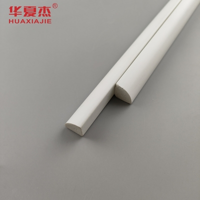 Warmverkauf PVC-Formen 1/2'' Viertel Rund Weiß Vinyl 12' wasserdichtes Profil PVC Innenarchitektur