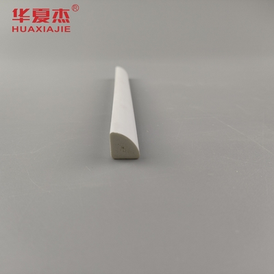 Warmverkauf PVC-Formen 1/2'' Viertel Rund Weiß Vinyl 12' wasserdichtes Profil PVC Innenarchitektur