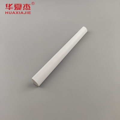 Warmverkauf PVC-Formen 1/2'' Viertel Rund Weiß Vinyl 12' wasserdichtes Profil PVC Innenarchitektur