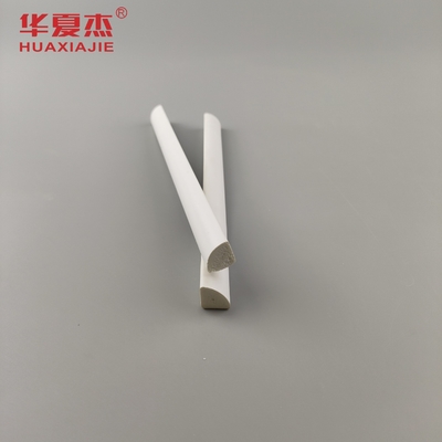 Warmverkauf PVC-Formen 1/2'' Viertel Rund Weiß Vinyl 12' wasserdichtes Profil PVC Innenarchitektur