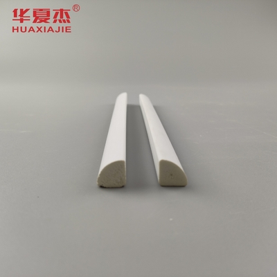 Warmverkauf PVC-Formen 1/2'' Viertel Rund Weiß Vinyl 12' wasserdichtes Profil PVC Innenarchitektur