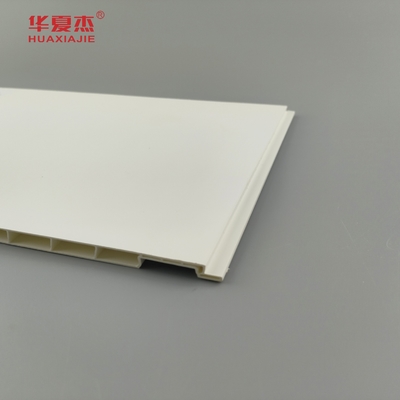 Moderne PVC-Deckenplatte 12'' Wandplatte weiße Farbe PVC-Blatt Innenraumdekoration