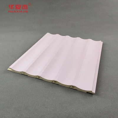Hochwertiges WPC-Flopfenwandbild rosa und blau wpc-Board Innenwanddekoration