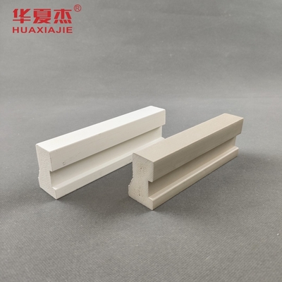 Hochwertige WPC-Ziegelform Weiß-PVC-Ziegelform Schaumbildung feuchtigkeitsbeständiges Außenbaustoff